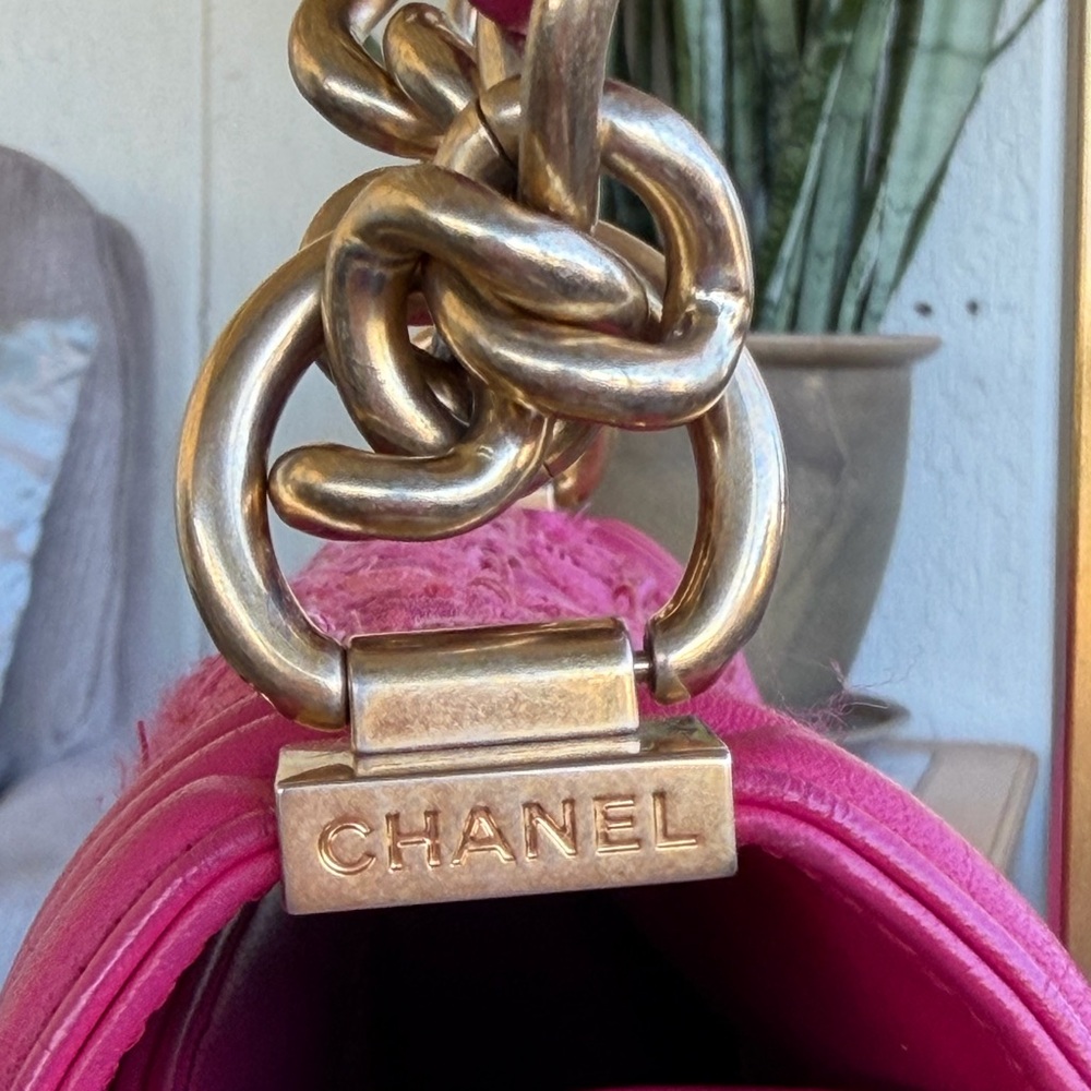 Chanel Tweed Boy Bag Limited Edition AUCTION HOUSE DISPLAY ONLY - Picture 9 of 16